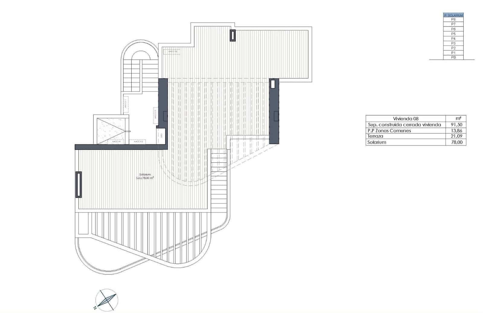 Ático de 3 habitaciones en Guardamar del Segura en venta con piscina garaje - 640.000 € (Ref: 8973296)