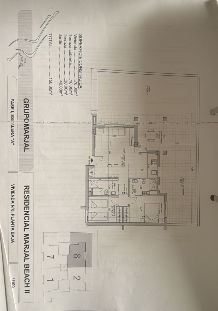 2 chambre Appartement à vendre à Guardamar del Segura avec piscine garage - 260 000 € (Ref: 9168353)