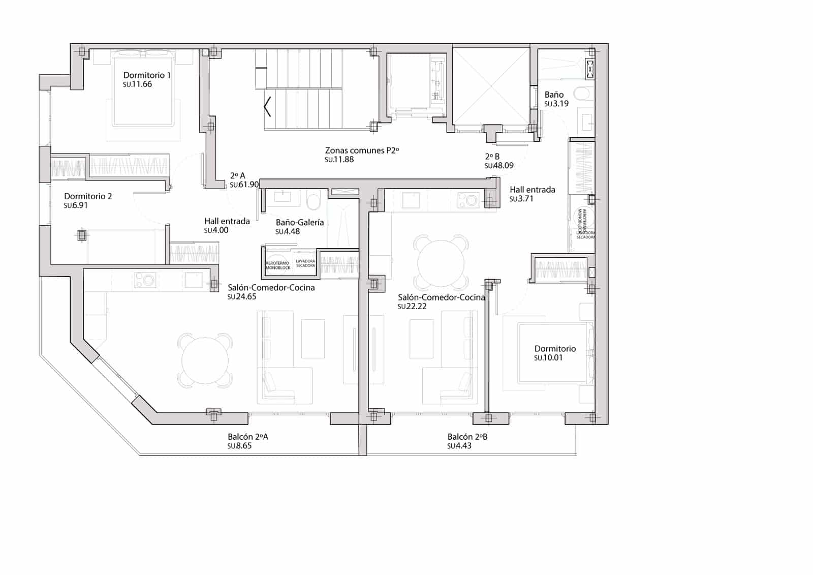 2 makuuhuone Huoneisto myytävänä paikassa Guardamar del Segura mukana uima-altaan - 275 000 € (Ref: 9378333)