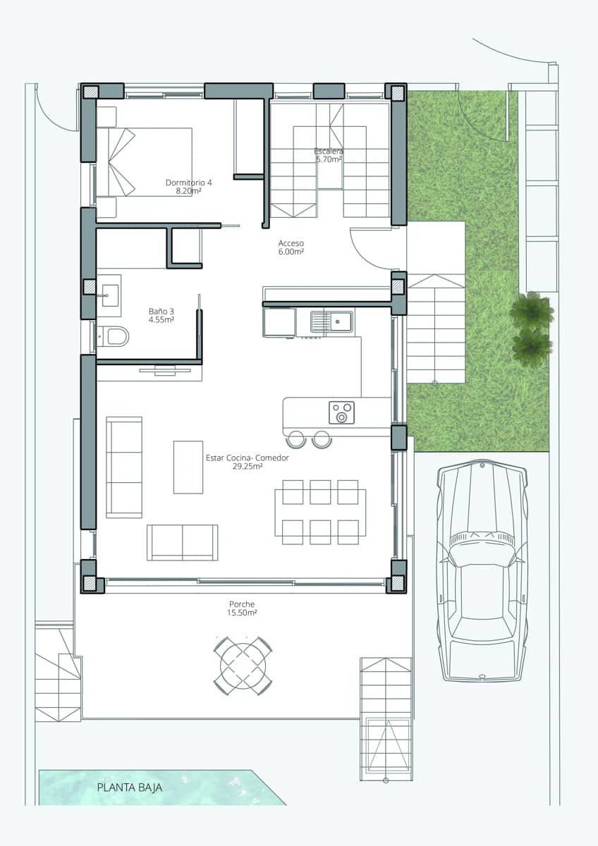 4 chambre Villa/Maison à vendre à La Mata avec piscine garage - 820 000 € (Ref: 9569996)