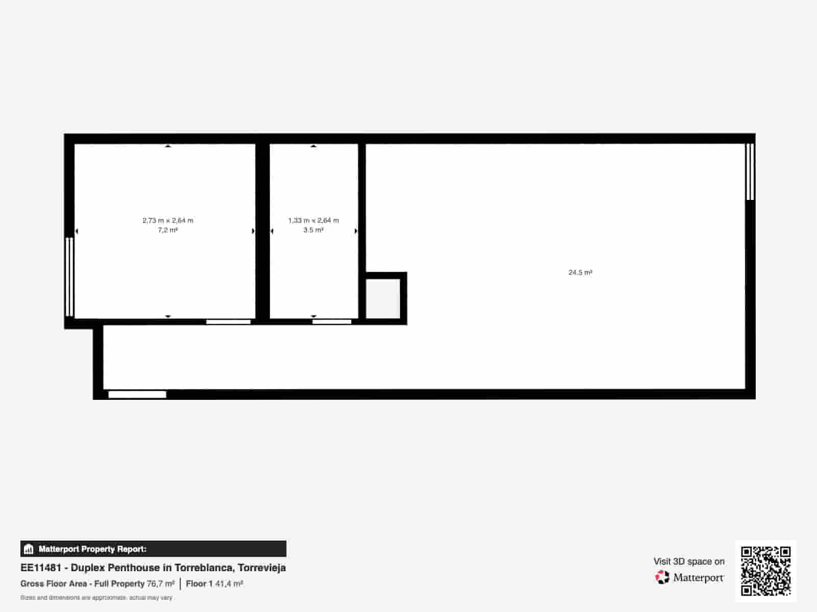 2 makuuhuone Kattohuoneisto myytävänä paikassa Torrevieja mukana uima-altaan 
autotalli - 199 000 € (Ref: 9645856)