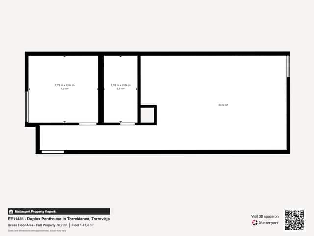 2 makuuhuone Kattohuoneisto myytävänä paikassa Torreblanca, Torrevieja mukana uima-altaan 
autotalli - 199 000 € (Ref: 9645856)