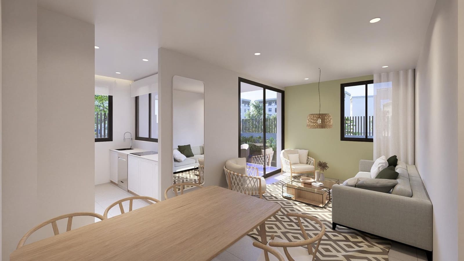 2 Zimmer Apartment zu verkaufen in Javea / Xabia mit Pool Garage - 385.000 € (Ref: 9820100)