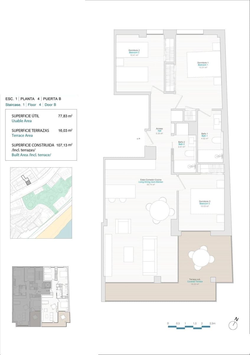 3 slaapkamer Appartement te koop in La Villajoyosa / Vila Joiosa met garage - € 620.000 (Ref: 9981901)