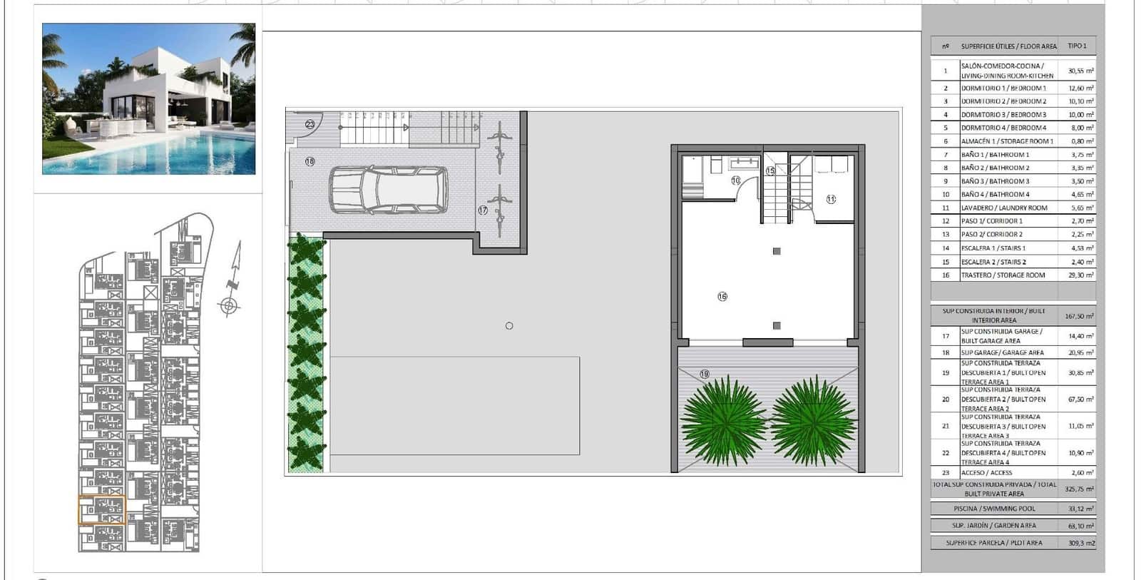 5 soveværelse Villa til salg i Finestrat med swimmingpool garage - € 765.000 (Ref: 9981904)