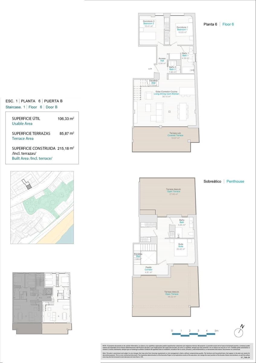 3 bedroom Penthouse for sale in La Villajoyosa / Vila Joiosa with garage - € 794,700 (Ref: 9981905)
