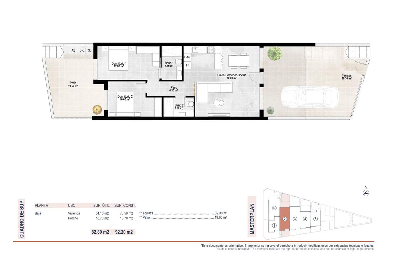 2 soveværelse Lejlighed til salg i San Pedro del Pinatar med swimmingpool garage - € 239.900 (Ref: 9985376)