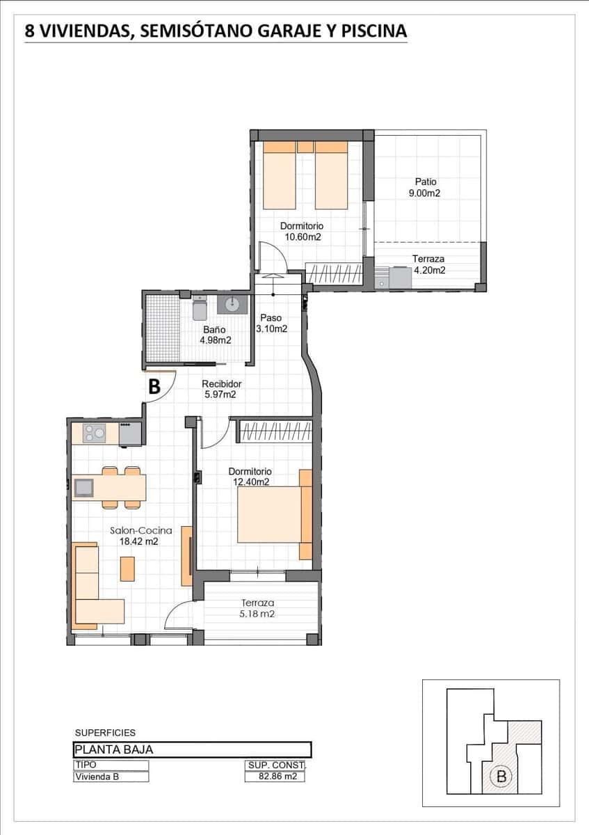 2 bedroom Apartment for sale in Los Cuarteros with pool garage - € 277,400 (Ref: 9985406)