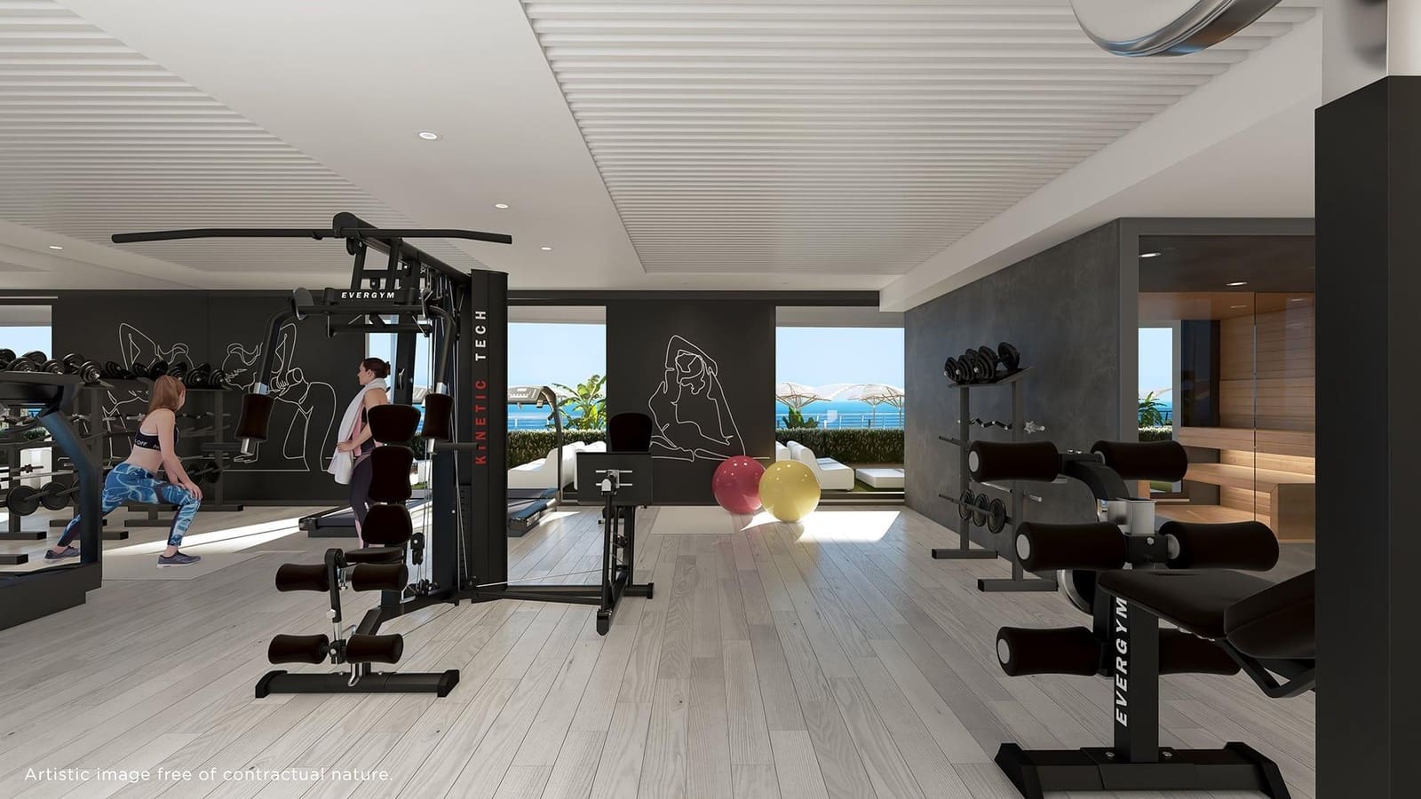 1 makuuhuone Huoneisto myytävänä paikassa La Manga del Mar Menor mukana uima-altaan 
autotalli - 288 000 € (Ref: 9985416)