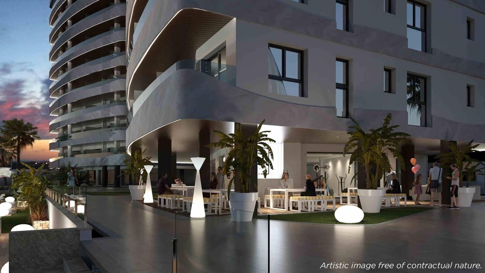 1 makuuhuone Huoneisto myytävänä paikassa La Manga del Mar Menor mukana uima-altaan 
autotalli - 288 000 € (Ref: 9985416)