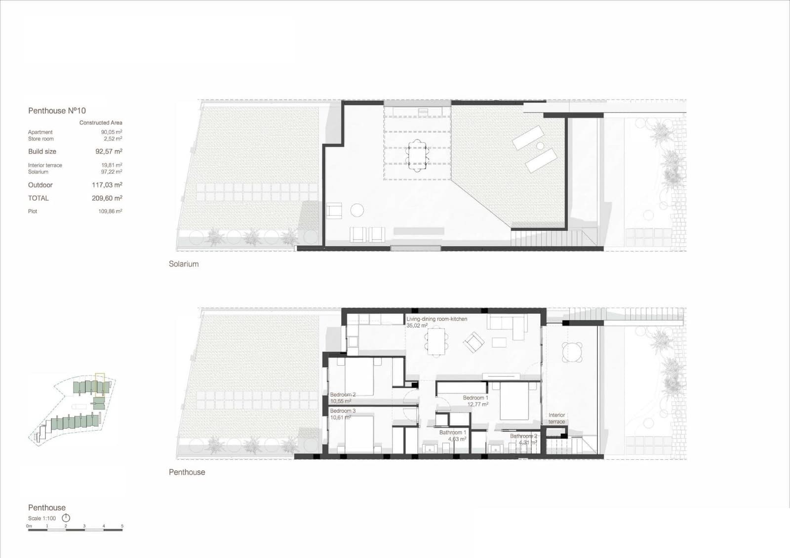 3 soverom Leilighet til salgs i Roda med svømmebasseng garasje - € 349 000 (Ref: 9985459)