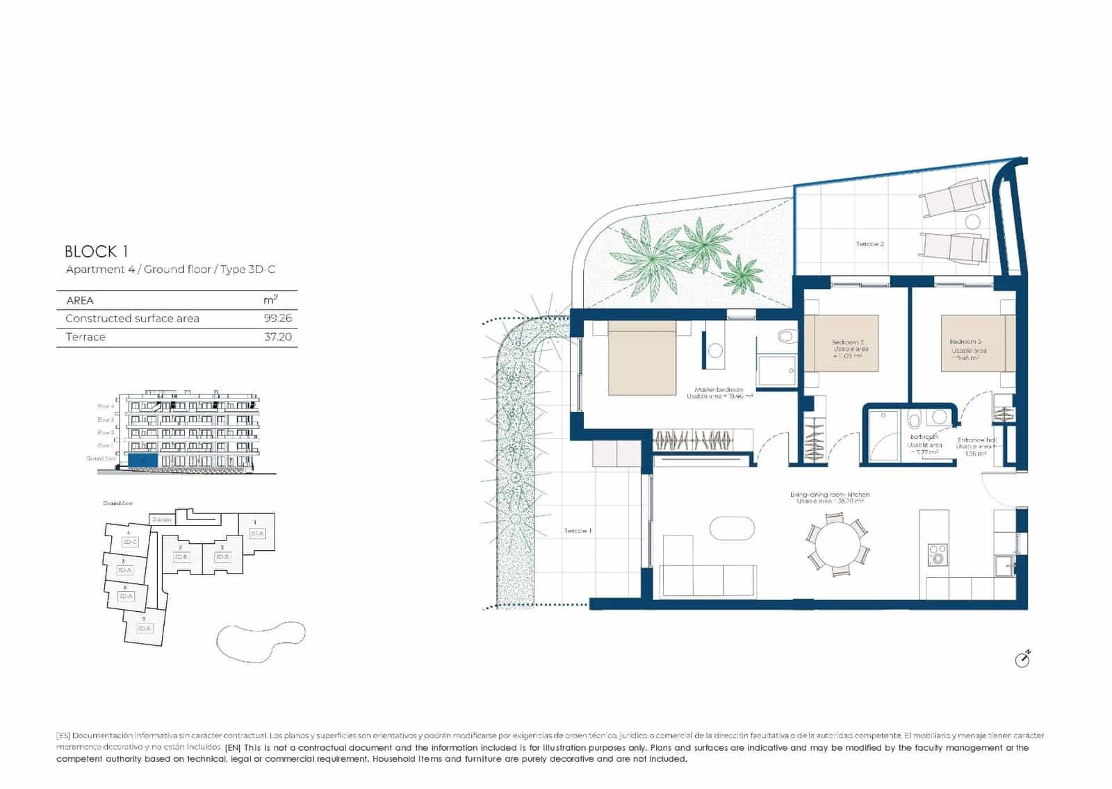 3 soverom Leilighet til salgs i El Valle Golf Resort med svømmebasseng garasje - € 360 000 (Ref: 9985466)