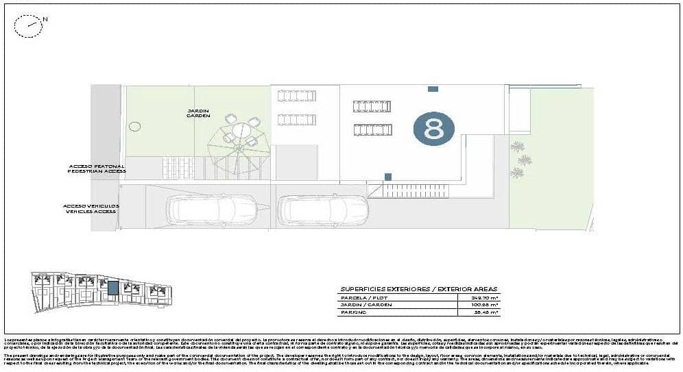 3 makuuhuone Huvila myytävänä paikassa Corvera mukana uima-altaan 
autotalli - 369 000 € (Ref: 9985469)