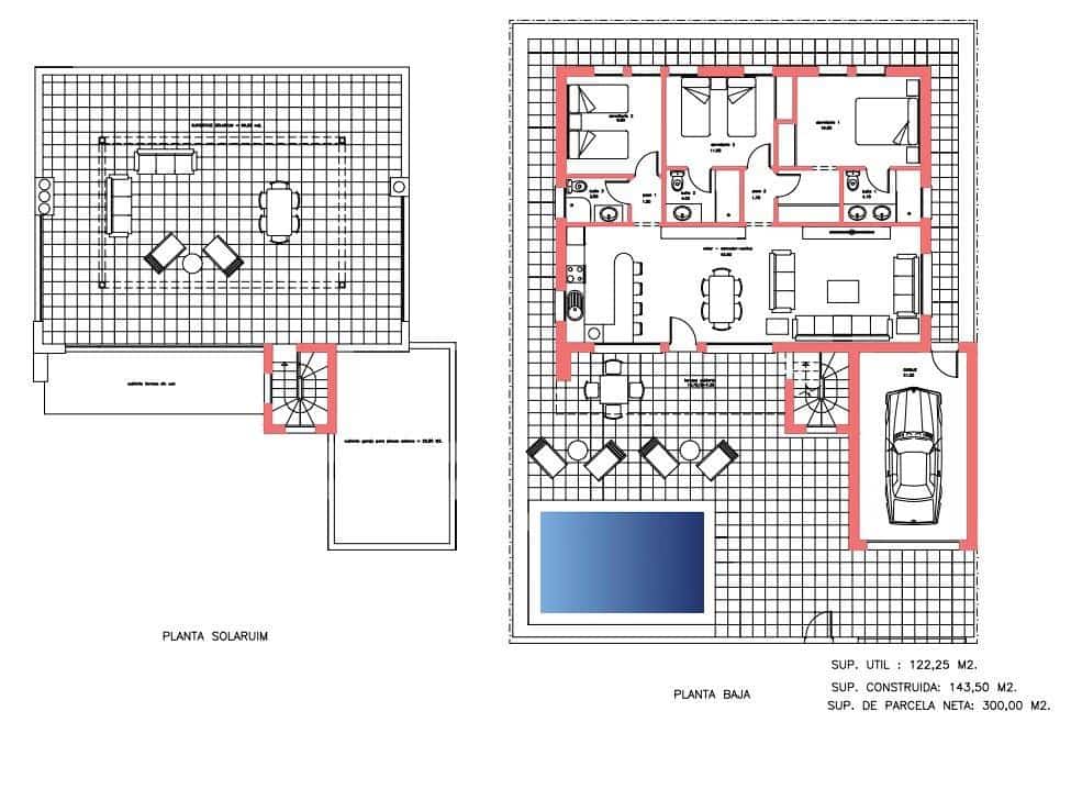 3 quarto Moradia para venda em La Pinilla com piscina garagem - 379 845 € (Ref: 9985477)