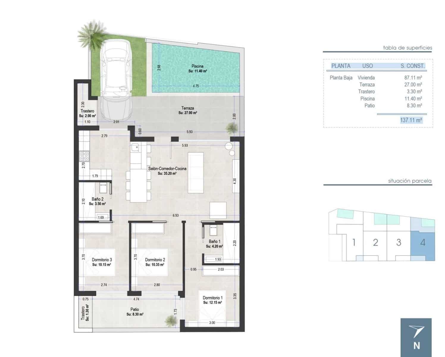 3 soverom Leilighet til salgs i San Pedro del Pinatar med svømmebasseng garasje - € 409 000 (Ref: 9985488)