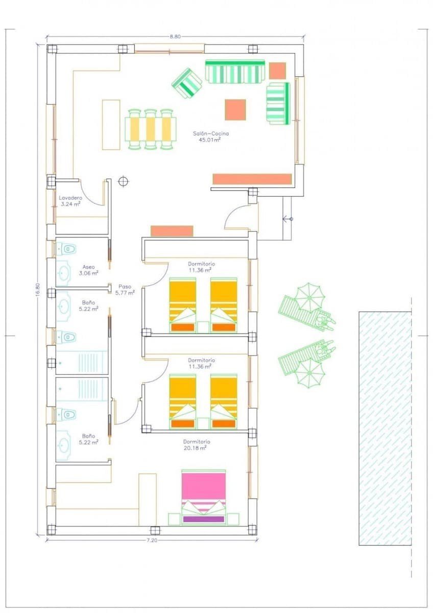 3 soverom Villa til salgs i Calasparra med svømmebasseng garasje - € 435 000 (Ref: 9985495)