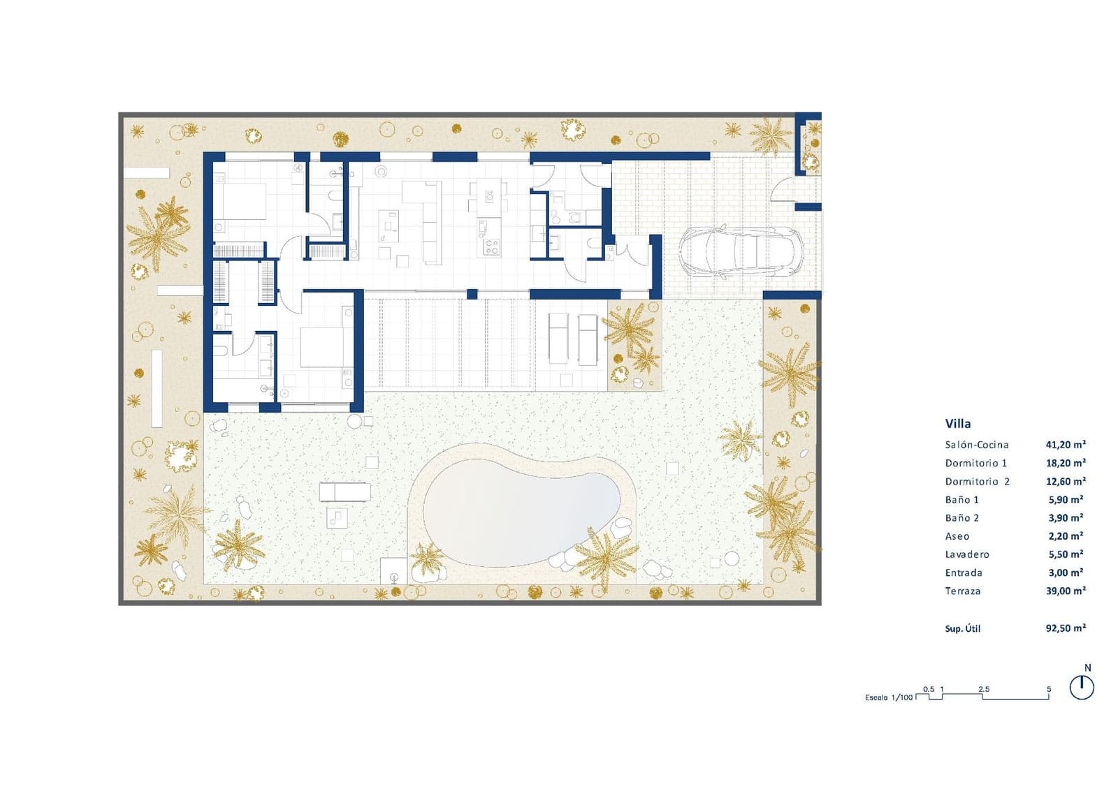 2 soveværelse Villa til salg i Banos y Mendigo med swimmingpool garage - € 443.500 (Ref: 9985496)