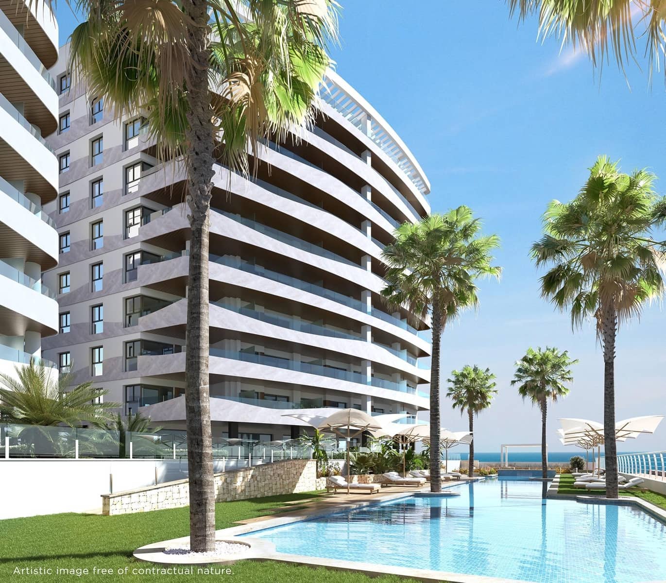 2 soverom Leilighet til salgs i La Manga del Mar Menor med svømmebasseng garasje - € 449 000 (Ref: 9985498)