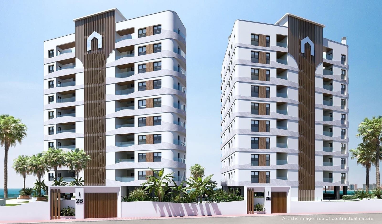 2 soverom Leilighet til salgs i La Manga del Mar Menor med svømmebasseng garasje - € 449 000 (Ref: 9985498)