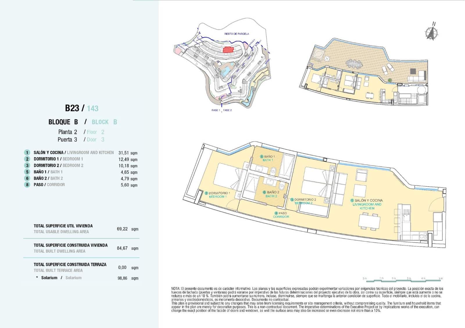 2 soveværelse Penthouse til salg i Aguilas med swimmingpool garage - € 457.000 (Ref: 9985502)