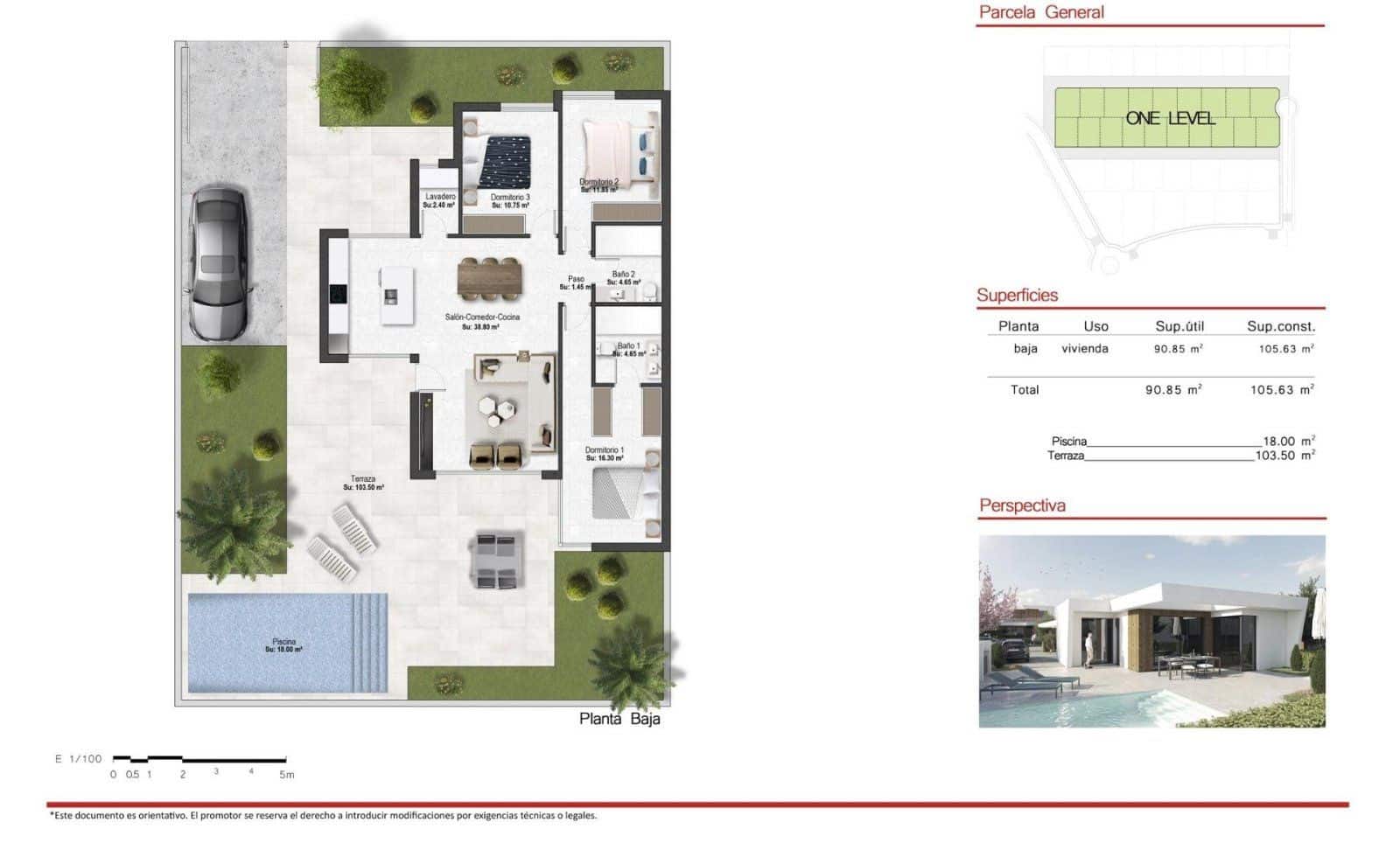 3 soverom Villa til salgs i Banos y Mendigo med svømmebasseng garasje - € 469 900 (Ref: 9985503)