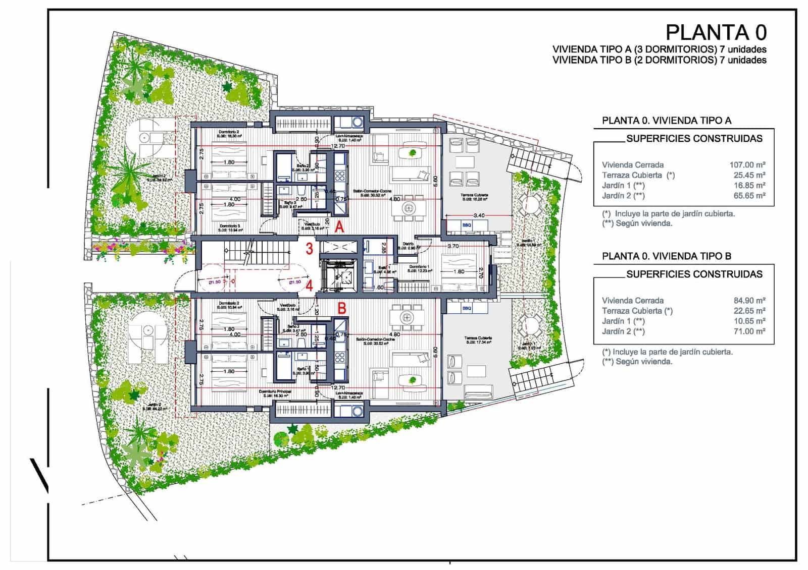 2 soverom Leilighet til salgs i La Manga Club med svømmebasseng garasje - € 475 000 (Ref: 9985505)