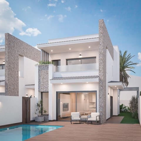 3 slaapkamer Villa te koop in Los Cuarteros, San Pedro del Pinatar met zwembad garage - € 479.900 (Ref: 9985506)