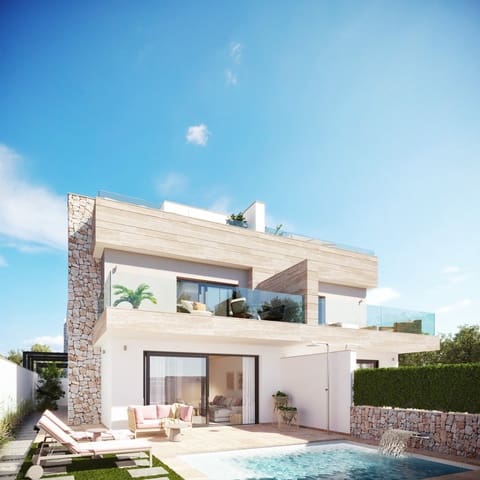 3 soveværelse Villa til salg i San Pedro del Pinatar ciudad, San Pedro del Pinatar med swimmingpool garage - € 489.000 (Ref: 9985508)