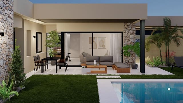 3 soverom Villa til salgs i Baños y Mendigo, Murcia by med svømmebasseng garasje - € 513 500 (Ref: 9985515)