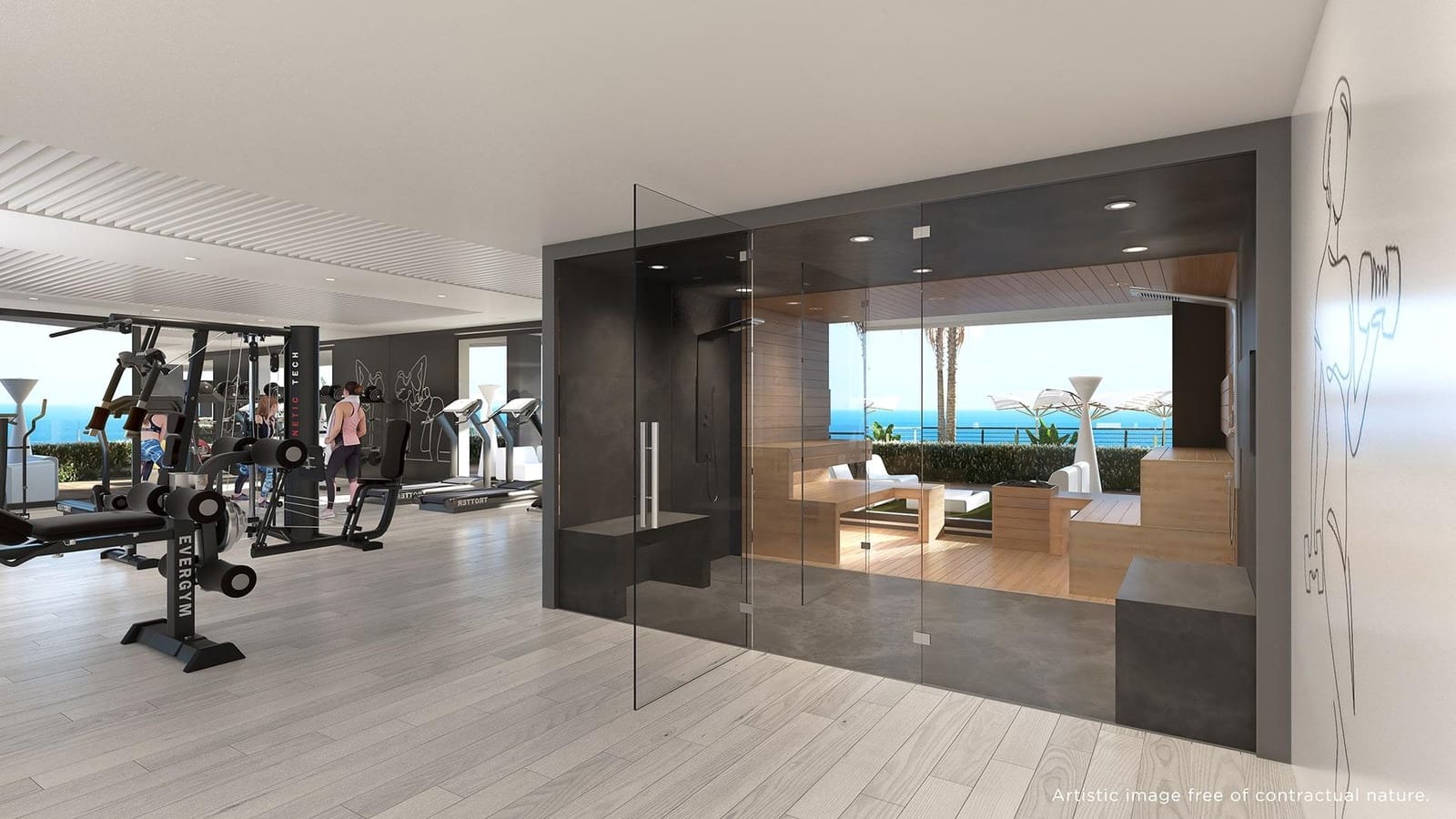 3 makuuhuone Huoneisto myytävänä paikassa La Manga del Mar Menor mukana uima-altaan 
autotalli - 519 000 € (Ref: 9985517)