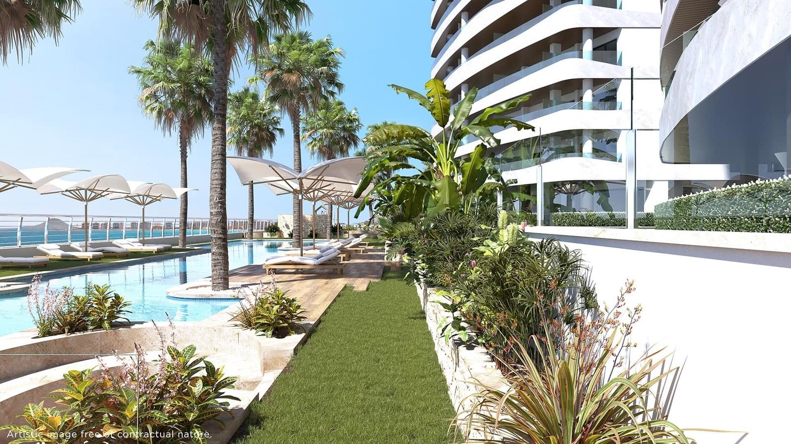 3 makuuhuone Huoneisto myytävänä paikassa La Manga del Mar Menor mukana uima-altaan 
autotalli - 519 000 € (Ref: 9985517)