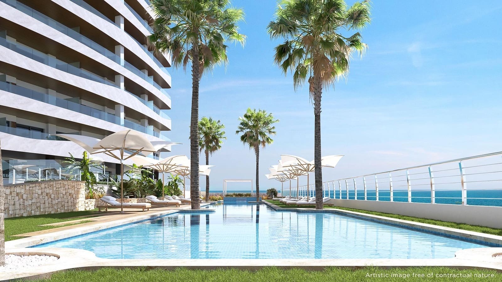 3 makuuhuone Huoneisto myytävänä paikassa La Manga del Mar Menor mukana uima-altaan 
autotalli - 519 000 € (Ref: 9985517)