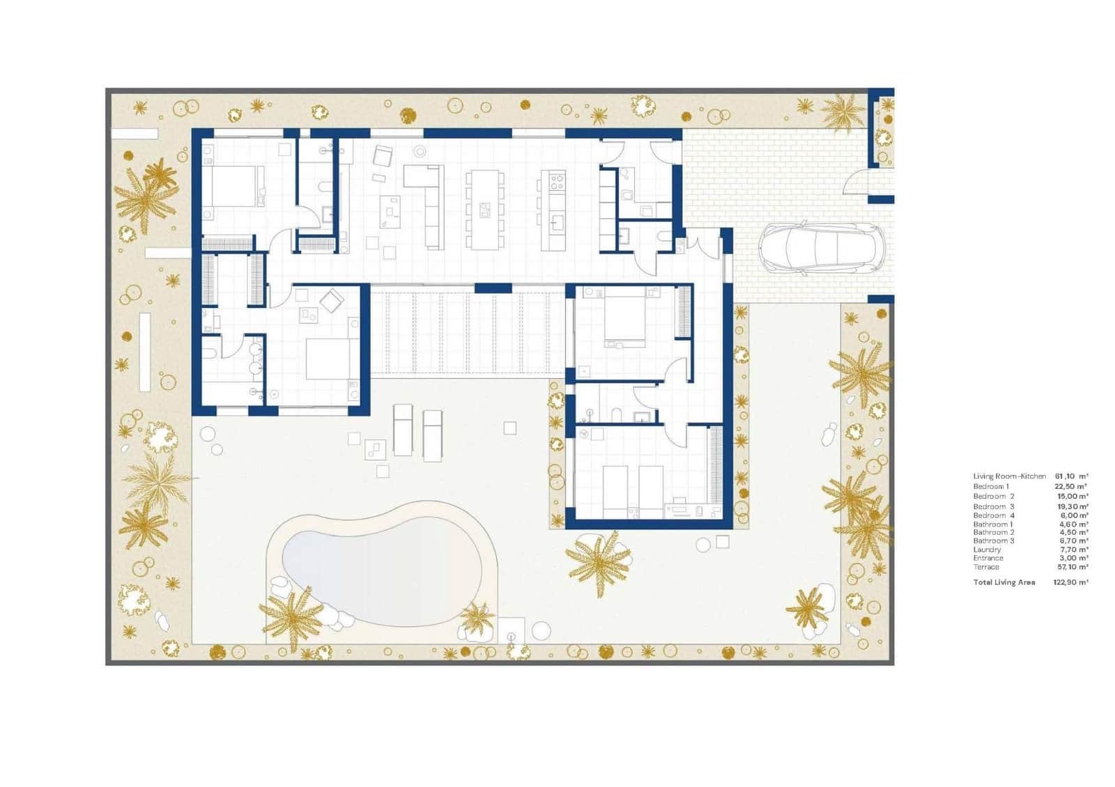 4 soverom Villa til salgs i Banos y Mendigo med svømmebasseng garasje - € 744 000 (Ref: 9985544)