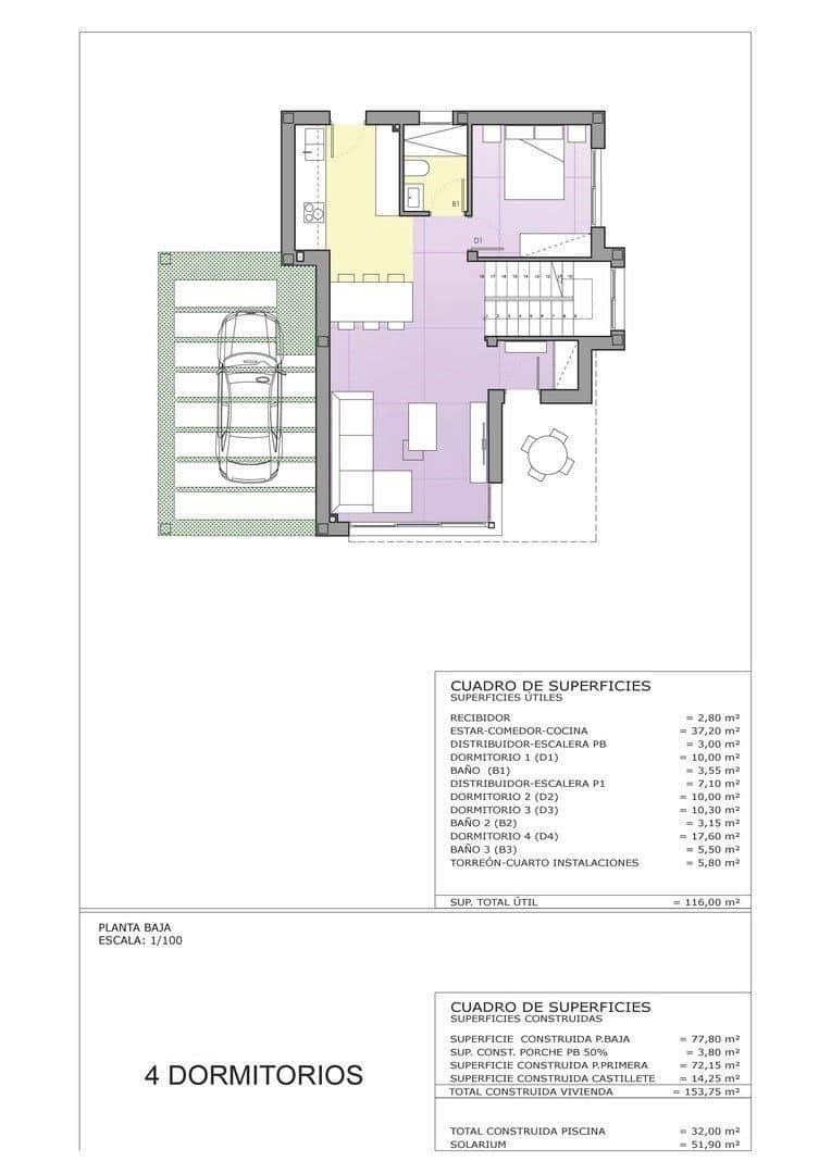 4 soveværelse Villa til salg i Playa Honda med swimmingpool garage - € 790.000 (Ref: 9985546)