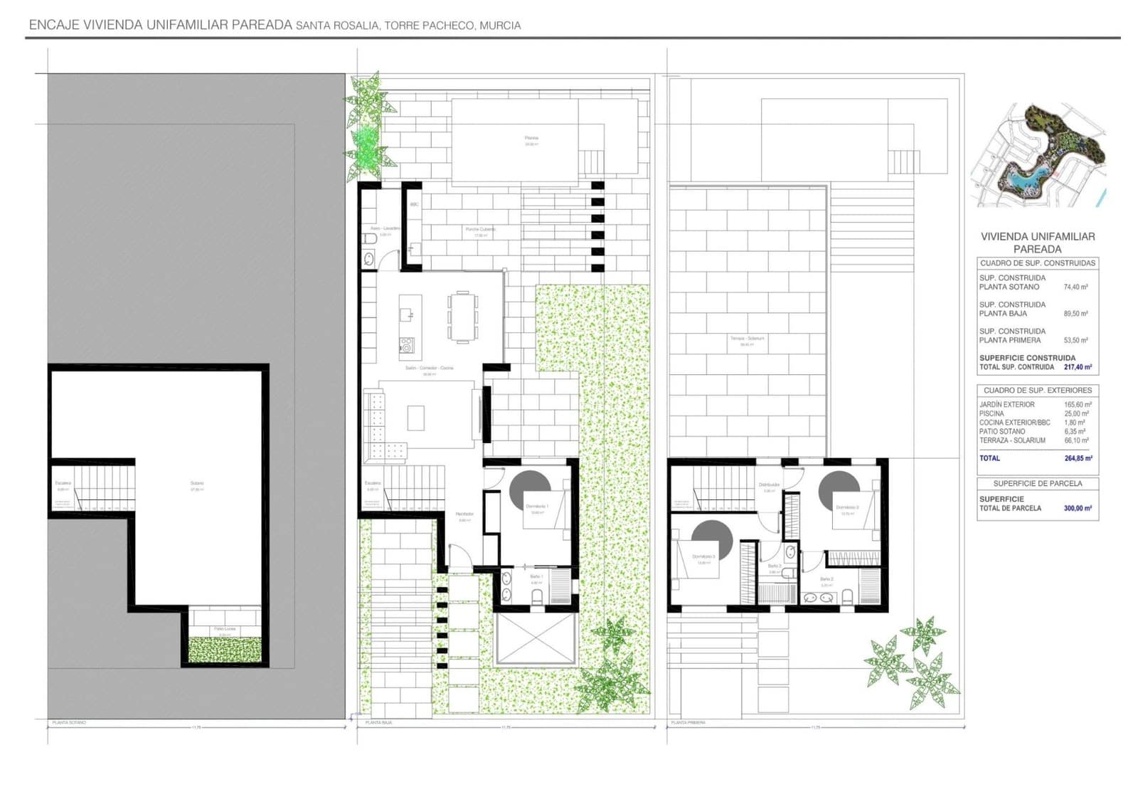 Chalet de 3 habitaciones en Torre-Pacheco en venta con piscina garaje - 890.000 € (Ref: 9985555)