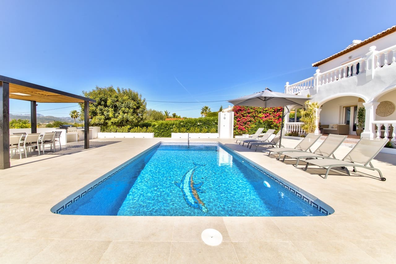 4 makuuhuone Huvila vuokrattavana paikassa Javea / Xabia mukana uima-altaan - 2 500 € (Ref: 8824458)