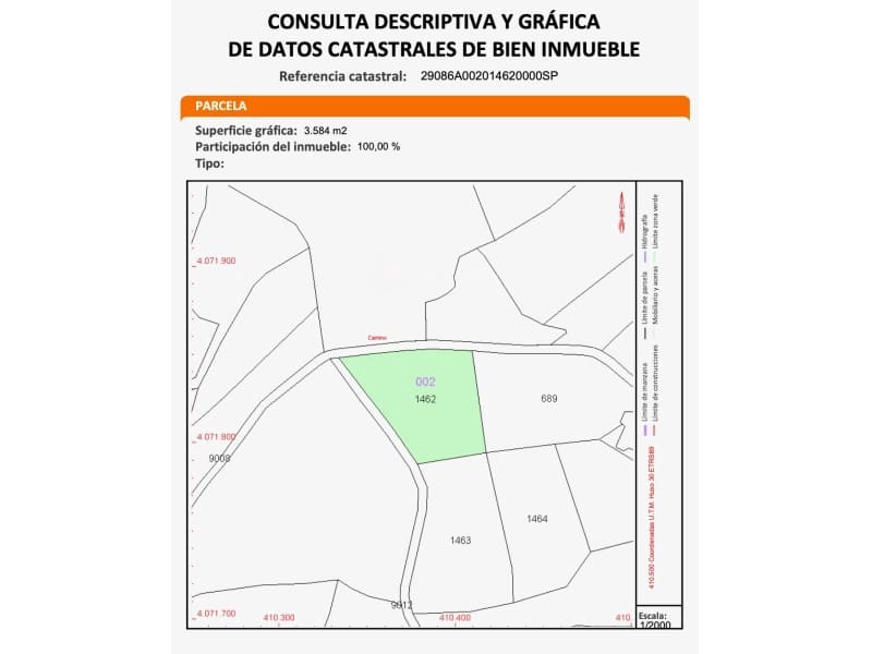 Grunde uden byggetilladelser til salg i Sayalonga - € 20.000 (Ref: 8810309)