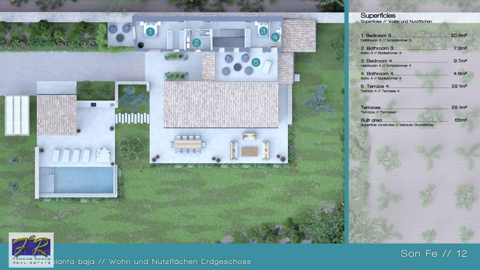 4 soveværelse Finca/Landehus til salg i Alcudia med swimmingpool garage - € 950.000 (Ref: 7862880)