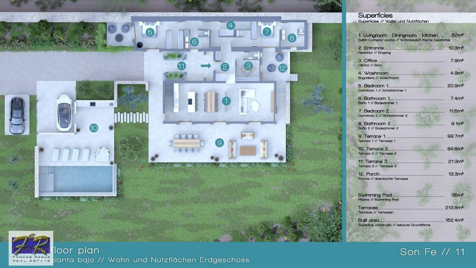 4 soveværelse Finca/Landehus til salg i Alcudia med swimmingpool garage - € 950.000 (Ref: 7862880)