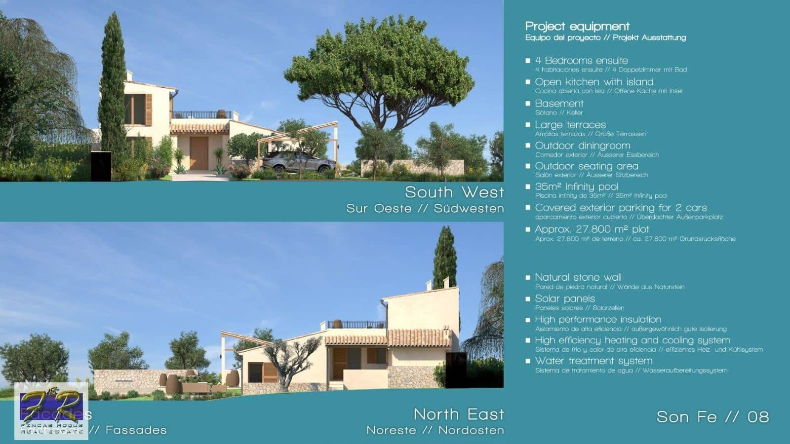 4 soveværelse Finca/Landehus til salg i Alcudia med swimmingpool garage - € 950.000 (Ref: 7862880)