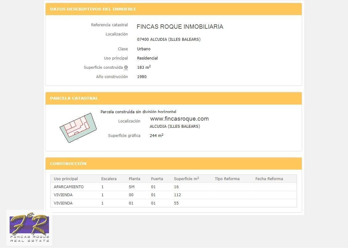 3 bedroom Villa for sale in Puerto de Alcudia with garage - € 550,000 (Ref: 8190207)