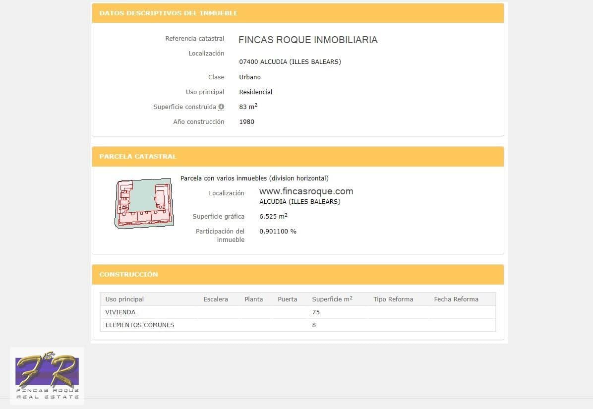 3 soveværelse Lejlighed til salg i Puerto de Alcudia med garage - € 250.000 (Ref: 8565607)