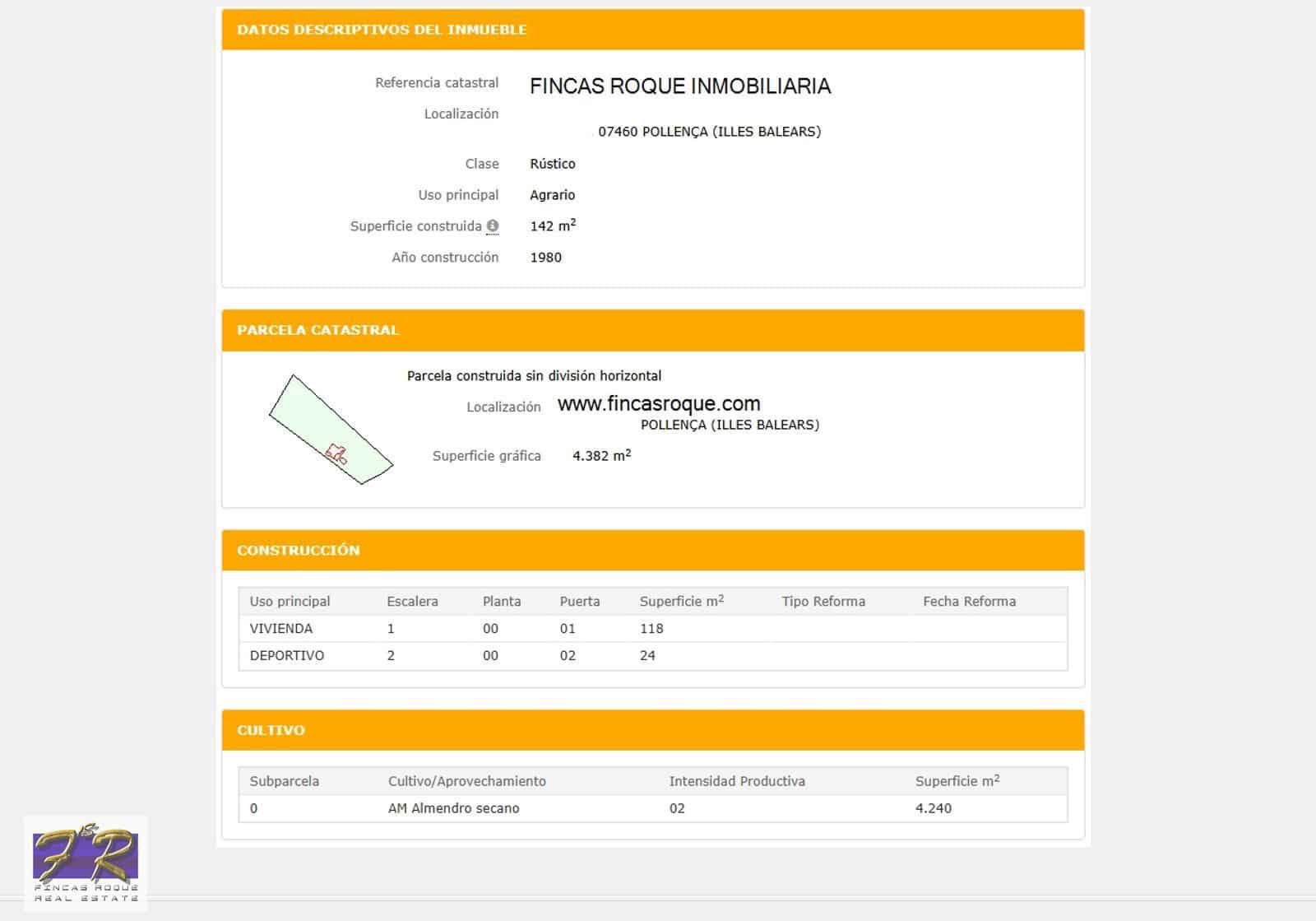 3 chambre Finca/Maison de Campagne à vendre à Pollensa / Pollenca avec piscine garage - 950 000 € (Ref: 8926147)