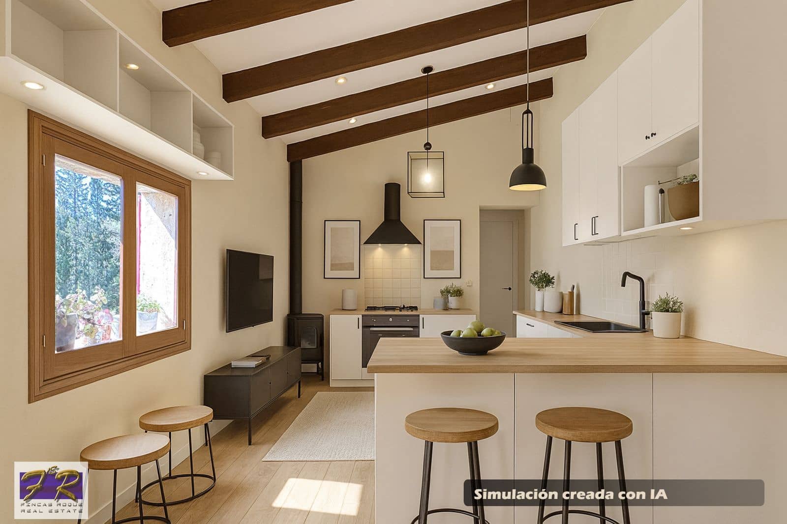 1 sypialnia Finka/Dom wiejski na sprzedaż w Buger z basenem garażem - 620 000 € (Ref: 9231865)