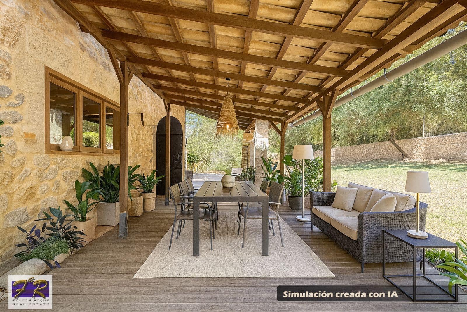 1 sypialnia Finka/Dom wiejski na sprzedaż w Buger z basenem garażem - 620 000 € (Ref: 9231865)