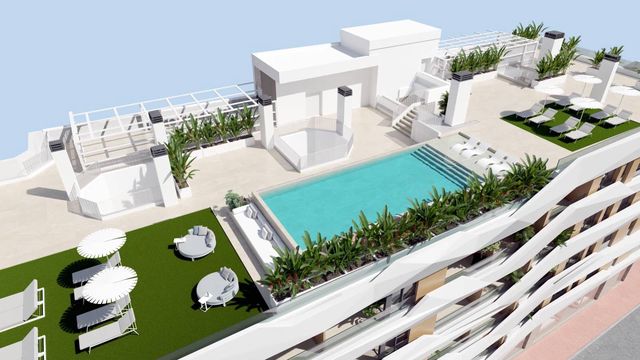2 soveværelse Penthouse til salg i Guardamar Playa, Guardamar del Segura med swimmingpool - € 352.000 (Ref: 10063852)