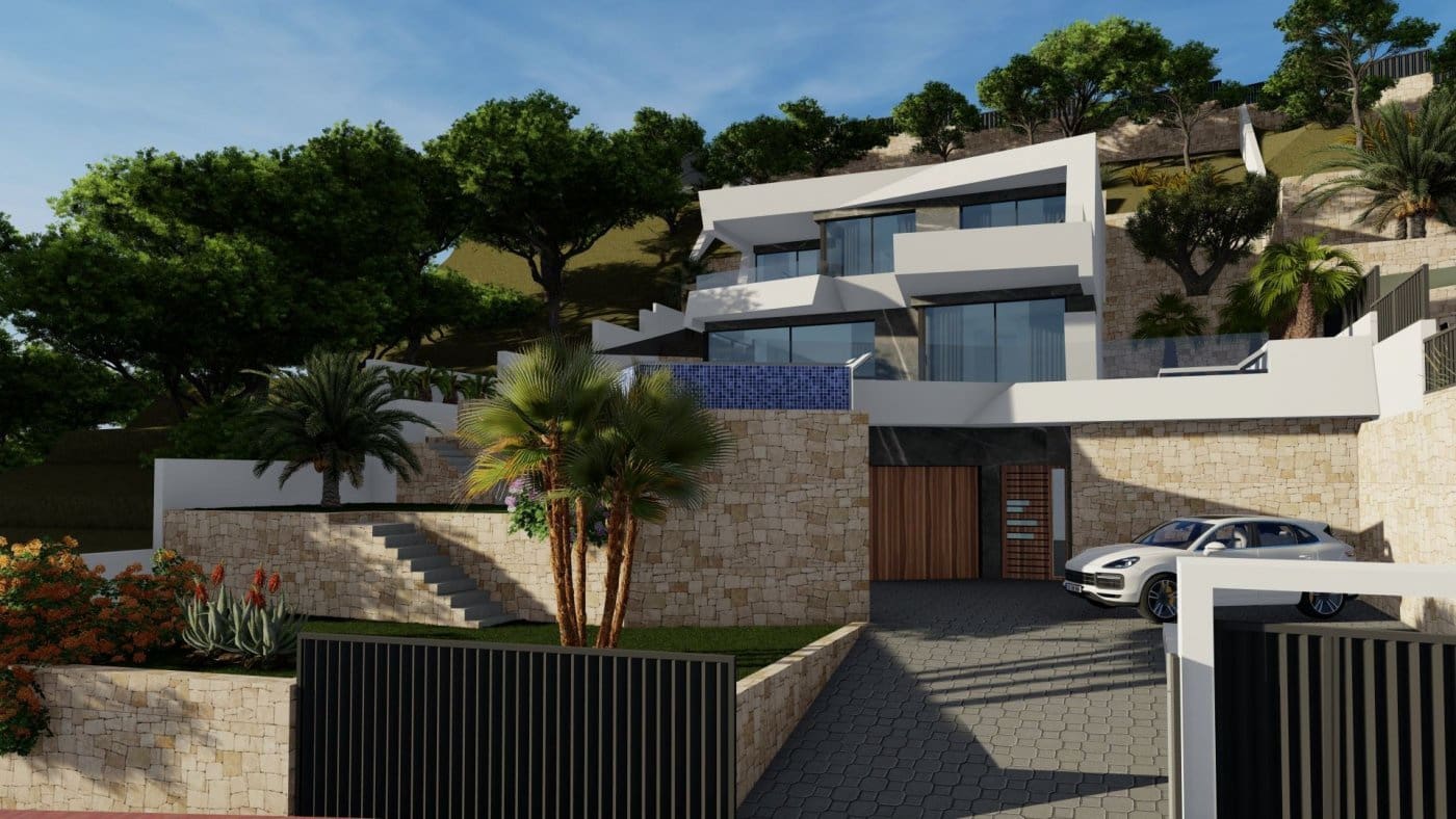4 makuuhuone Huvila myytävänä paikassa Calpe / Calp mukana uima-altaan - 1 690 000 € (Ref: 8278344)