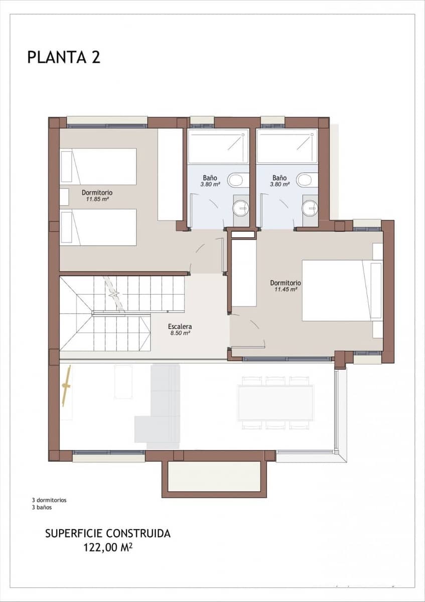 3 slaapkamer Villa te koop in Vera met zwembad - € 459.000 (Ref: 8300031)