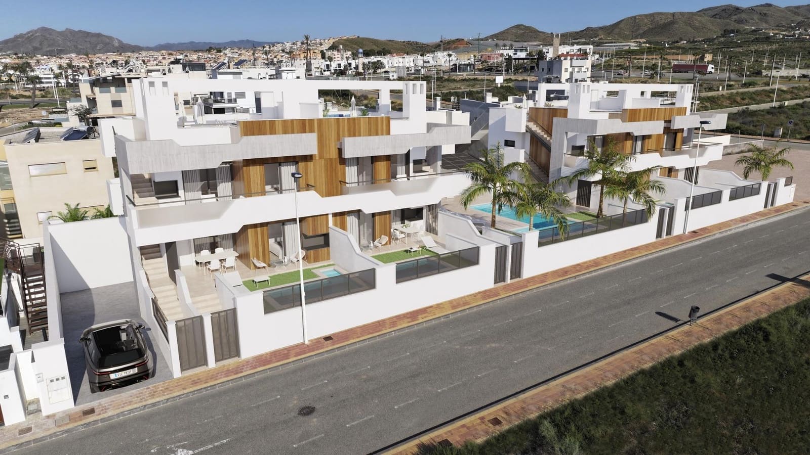 3 quarto Bungalow para venda em Puerto de Mazarron com piscina - 342 311 € (Ref: 9050007)