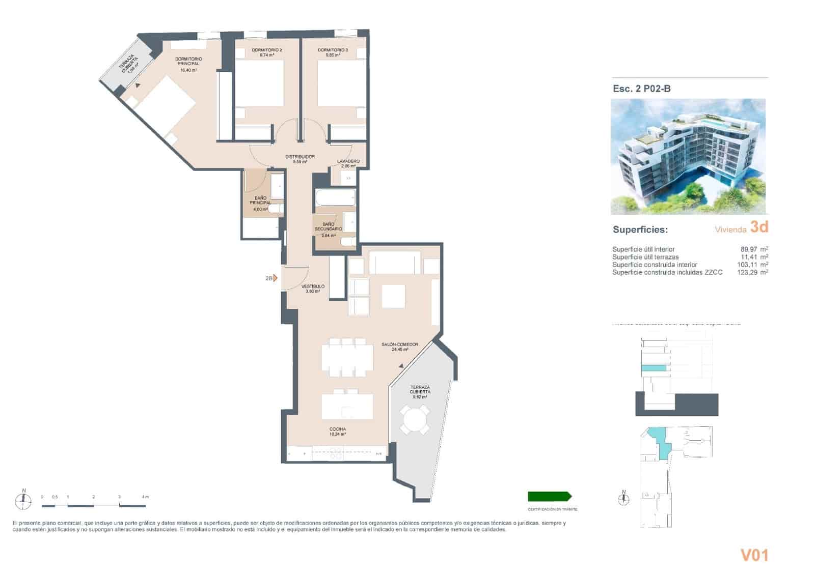4 sovrum Hus till salu i Alicante stad med pool - 471 600 € (Ref: 9436064)